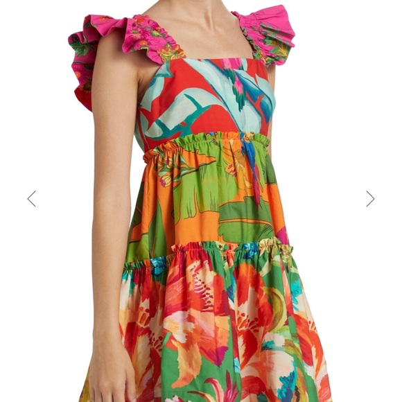 🎉🎉HOST PICK 10.2025🎉🎉 FARM Rio Foliage Mix Mini Dress - Picture 2 of 16